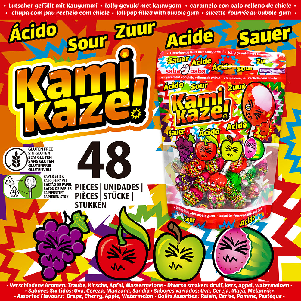 PACK DINGO & KAMIKAZE MIX | Caramelos Rellenos Chicle (Promo envío gratis)