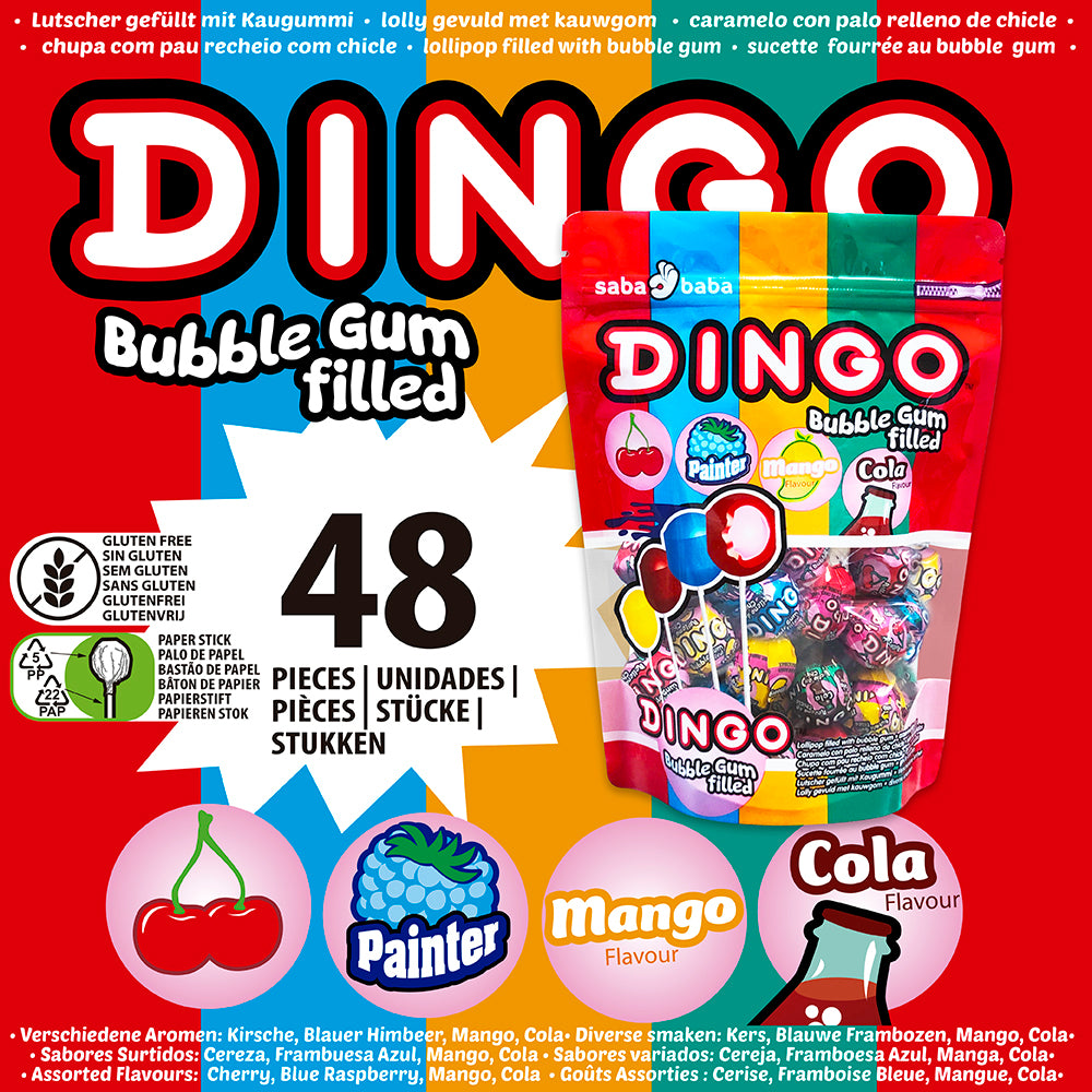 DINGO MIX | Caramelos Rellenos Chicle