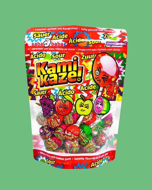 KAMIKAZE MIX ÁCIDO | Caramelos Rellenos Chicle